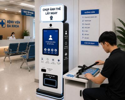 Kiosk Chụp Ảnh Thẻ Tự Động