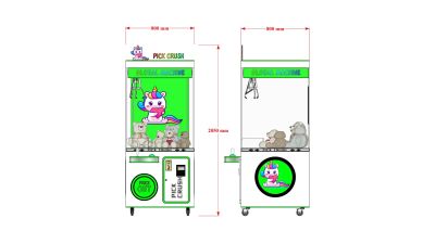 Máy Gắp Gấu Pick Crush_800*800*2050 (mm)