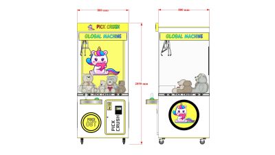 Máy Gắp Gấu Pick Crush_800*800*2050 (mm)