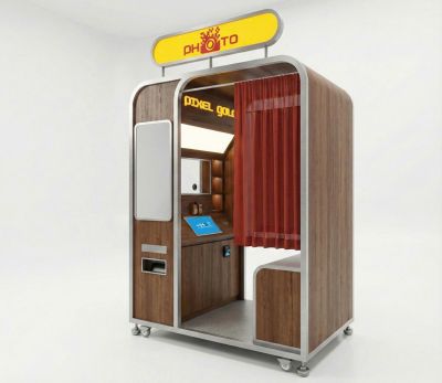 Phòng Chụp Ảnh Photobooth Di Động Concept Vintage 