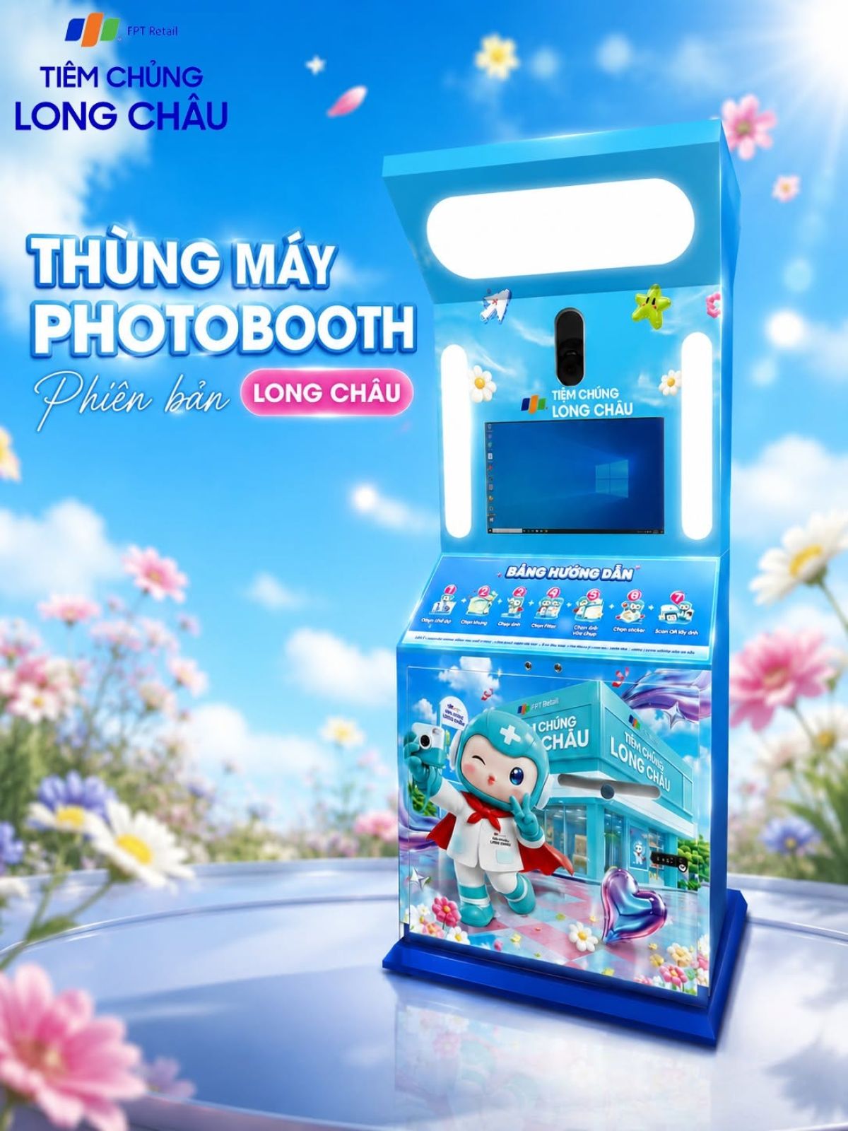 H2T CORPORATION B&Agrave;N GIAO TH&Agrave;NH C&Ocirc;NG HỆ THỐNG PHOTOBOOTH THIẾT KẾ RI&Ecirc;NG CHO TRUNG T&Acirc;M TI&Ecirc;M CHỦNG LONG CH&Acirc;U &ndash; PHỐ HIẾN, TP. HƯNG Y&Ecirc;N