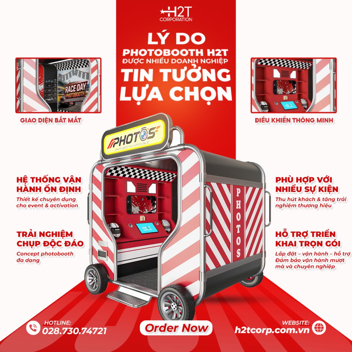 Tại Sao Photobooth H2T L&agrave; Lựa Chọn H&agrave;ng Đầu Của C&aacute;c Doanh Nghiệp Lớn?